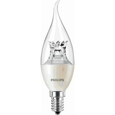 Philips LED žárovka MASTER LEDcandle DT 6-40W E14 827-822 BA38 CL